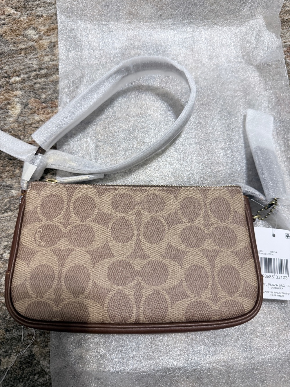 COACH  mini bag with coach pattern